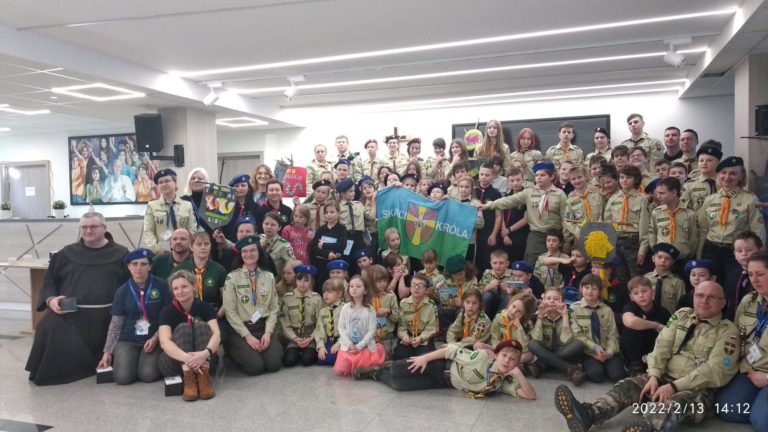 Nasi Skauci na obozie zimowym