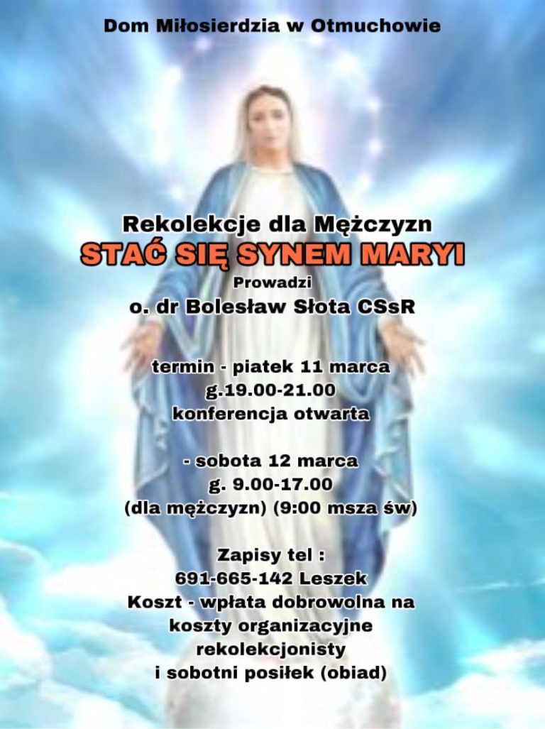 Stać się synem Maryi – rekolekcje