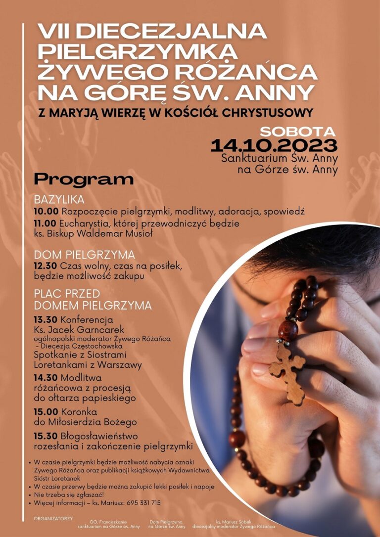 VII Pielgrzymka Żywego Różańca na Górę św. Anny