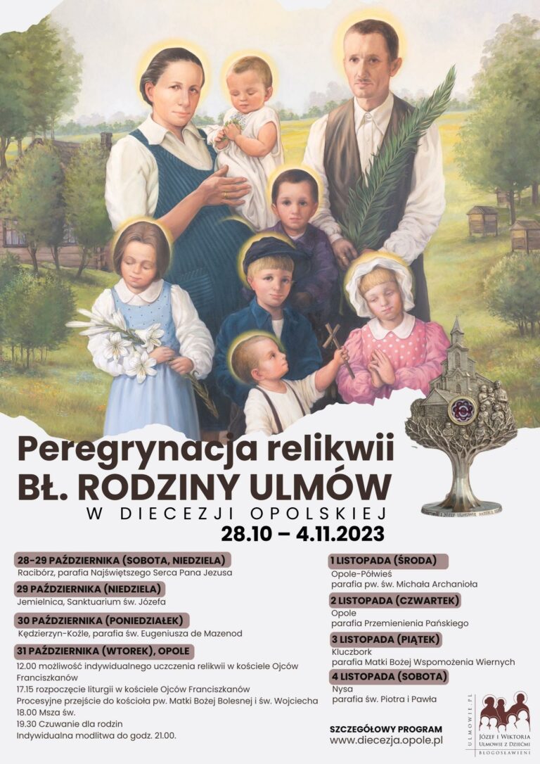 Peregrynacja relikwii bł. Rodziny Ulmów