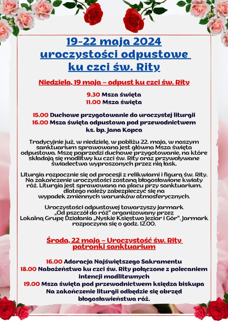 Odpust ku czci świętej Rity w Głębinowie