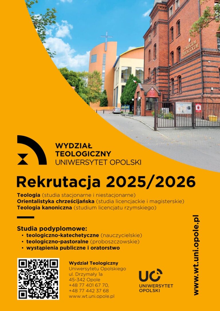 Rekrutacja na Wydział Teologiczny UO 2025/2026