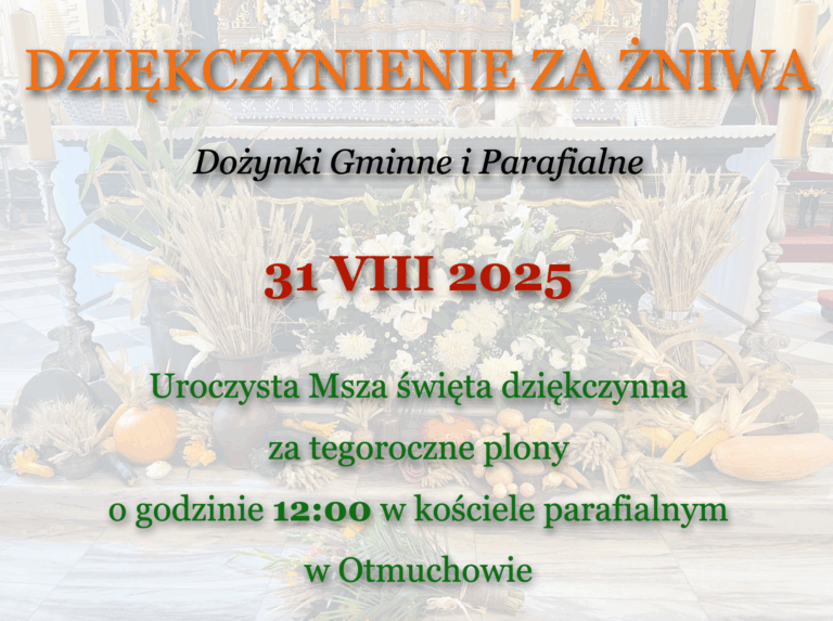 Dożynki Parafialne i Gminne 2025