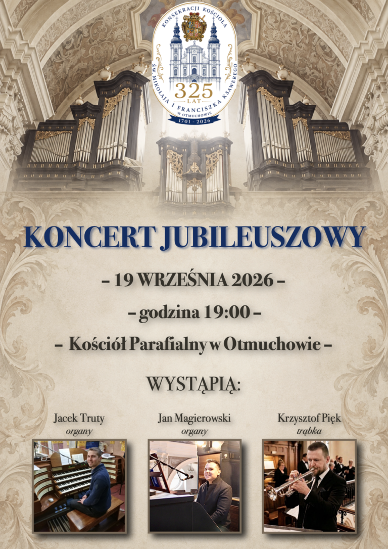 KONCERT ORGANOWY – 19.09.2026